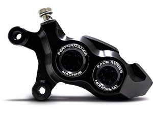 Race Series Monoblock Brake Caliper Black Anodized Billet...
