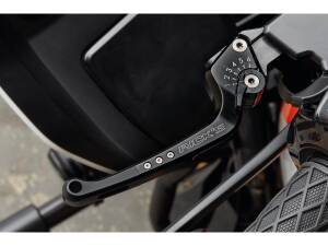 Good Guys Adjustable Brake and Clutch Lever Kit Black Anodized Cable Clutch