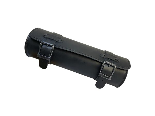 Leather Tool Roll 3,8 Liter, Width: 330 mm, Diameter: 100 mm Black