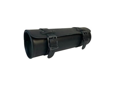 Leather Tool Roll 3,8 Liter, Width: 330 mm, Diameter: 100 mm Black