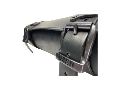 Leather Tool Roll 3,8 Liter, Width: 330 mm, Diameter: 100 mm Black