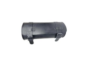 Leather Tool Roll 4,8 Liter, Width: 340 mm, Diameter: 160 mm Black