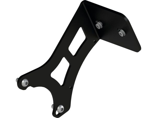 Medium Pro Side Mount License Plate Bracket Black