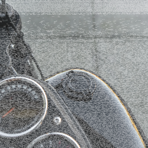 Bar Gas Cap Vented Black HD97-Up (GB)