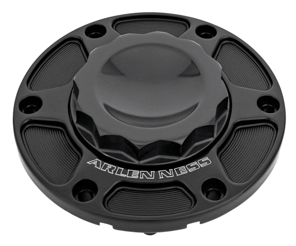 12PT Gas Cap Vented Black FLH/T24-Up (GB)