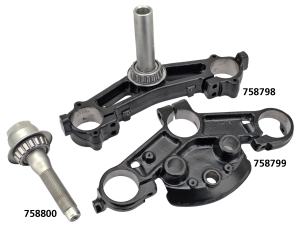 49mm Lower Fork Stem Blk FLH/T14-Up (FR)