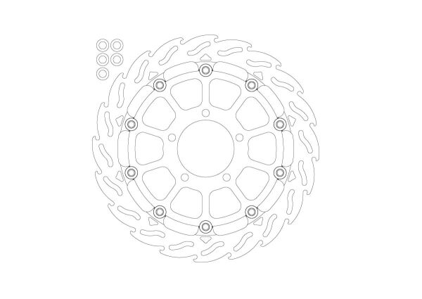 Brake Disc Flame Front
