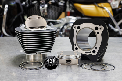 S&S piston kit 132CI w/88cc heads 12.7:1 (FR)
