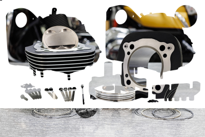 S&S HC 132+136 big bore kits 0cc Gr.Blk (FR)