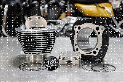 S&S HC 132+136 big bore kits 0cc Blk/hig (GB)