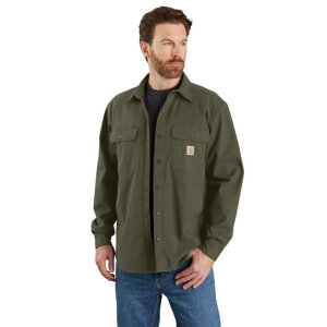 Carhartt Canvas Fleece-Lined shirt basil Size XL