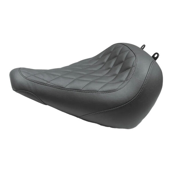 Mustang, Wide Tripper solo seat. With rider backrest