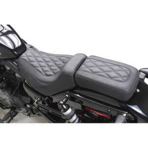 Mustang, Double Diamond Tripper passenger seat. Black thread