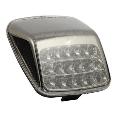 Laydown spider LED taillight. Light smoke lens