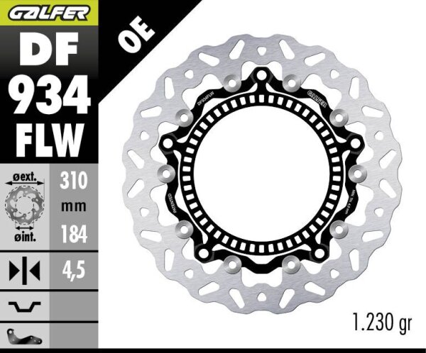 Brake Disc Float Wave Fr