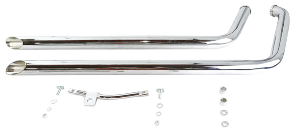 40" Shotgun Drag Pipes Chrome FXST86-99 (GB)