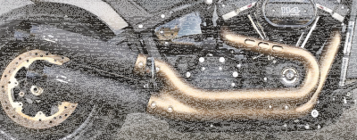 MCJ Race Slip-On FLFB/FXBR25-Up Chrome (ES)