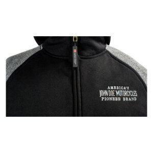 John Doe XTM zip hoodie 2 black/grey Size L