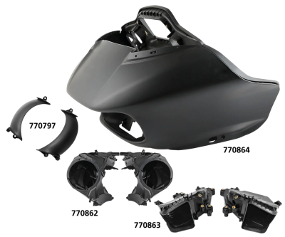 Inner Fairing Storage Lids Blk FLT15-23 (ES)