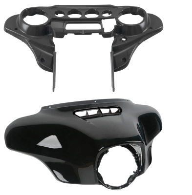 Fairing Media Door Gloss Black FLH14-Up (FR)