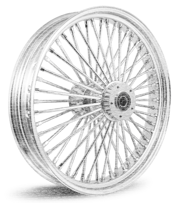 M52 RR 18x8.5" BK/CH FX13-17 ABS (FR)