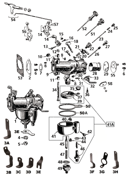 Linkert M88 Carb Body (GB)