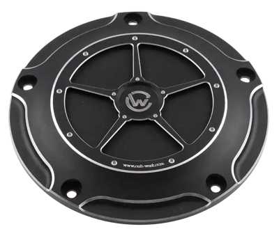 Derby Cover Black FLH/T18-Up (FR)