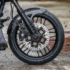 Front Fender 19" Carbon FLH/T99-13 (ES)