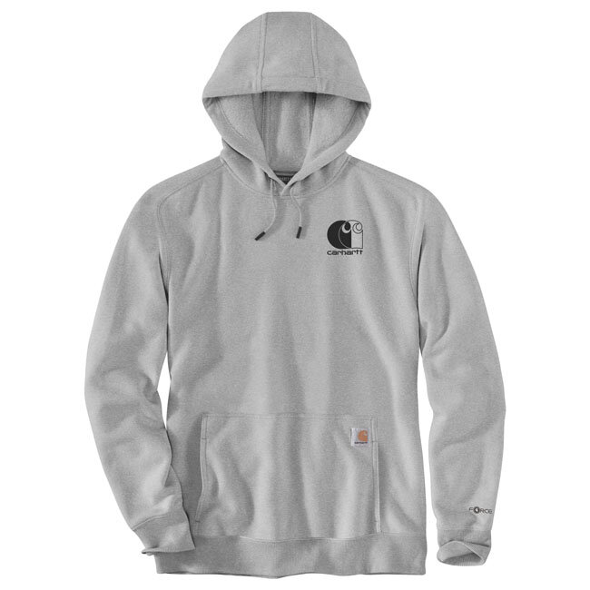 Carhartt Force™ Logo hoodie asphalt heather Size S