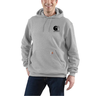Carhartt Force™ Logo hoodie asphalt heather Size S
