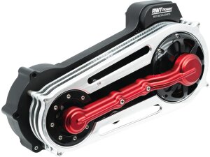 Single Belt Belt Drive Kits Bobber Base Plate Matte Black Powder Coated