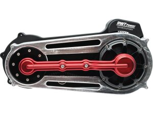 Single Belt Belt Drive Kits Bobber Base Plate Matte Black Powder Coated