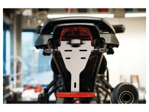 License Plate Bracket for Pan America Flat Black