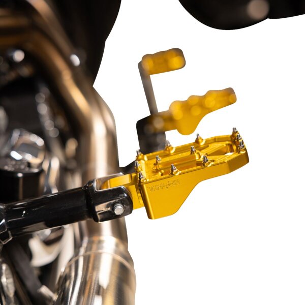 Footpegs Aggressor Gold
