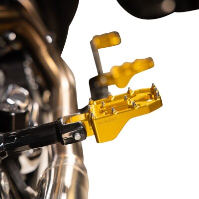 Footpegs Aggressor Gold