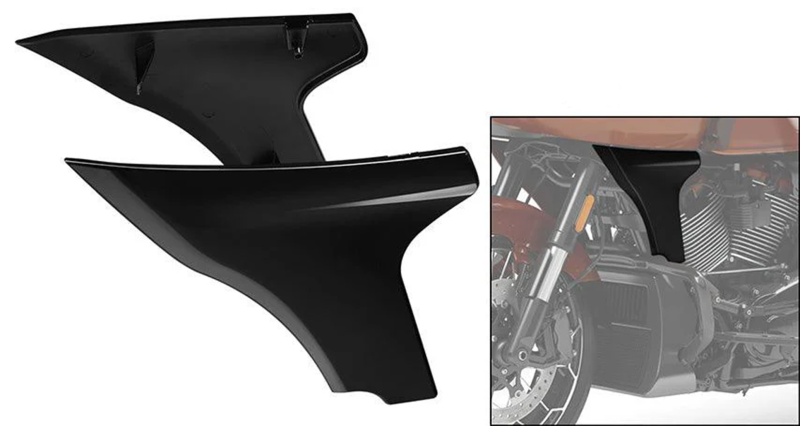 Fairing Spoiler Wings Black FLT23-Up (DE)