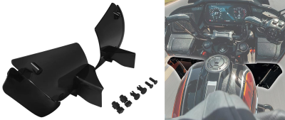 Fairing Air Deflectors Black FLT23-Up (DE)