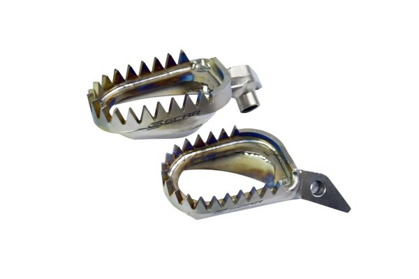 Footpegs Titanium Scar Ducati