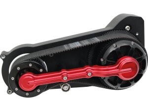 Dual Belt Belt Drive Kits Bobber Base Plate Matte Black...