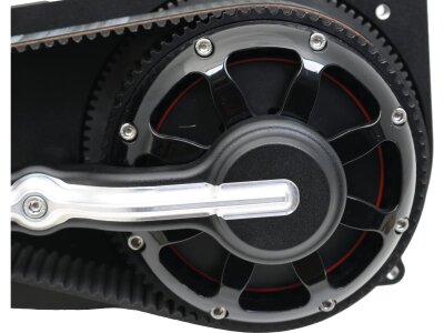 Dual Belt Belt Drive Kits Bobber Base Plate Aluminium
