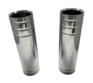 OFC-Gabelrohr-Cover Alu poliert Standard