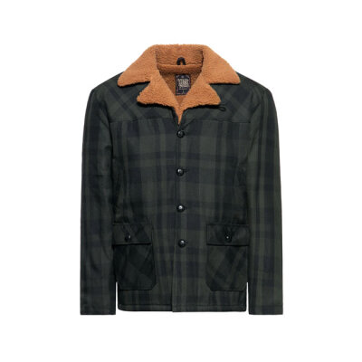 King Kerosin Karo Jacket black/olive Size 3XL