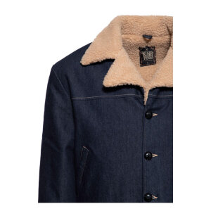 King Kerosin Jeans jacket dark blue wash Size M
