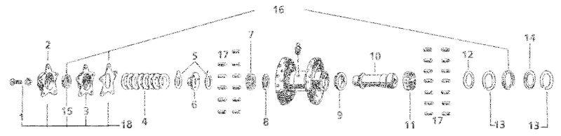 Brake side Thrust Washer HD39-65 (GB)