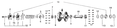 Brake side Thrust Washer HD39-65 (ES)