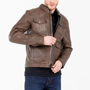 ** John Doe Drifter leather jacket brown Size M