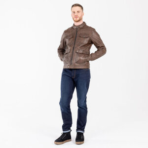 John Doe Drifter leather jacket brown Size L