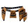 Carhartt 7 Pocket Tool belt carhartt® brown One size fits most