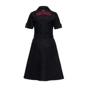 Queen Kerosin Rock N Roll Rebel Queens retro denim dress...