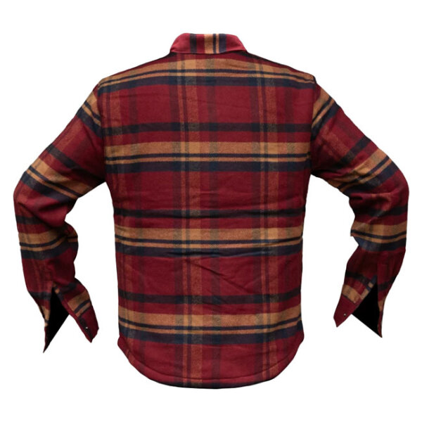 Holy Freedom Redford lined shirt red Size M